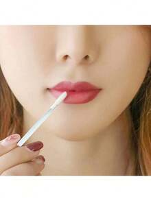 500 Set Lip Brush, Crystal Clear Lipstick, Lip Gloss Brush Stick - White - View 5
