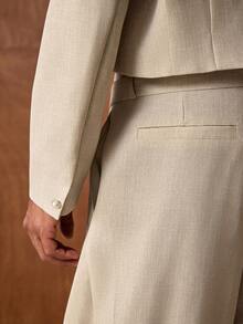 AKNOTIC Business Casual HIMLAND 男士休閒商務缺口領單排扣西裝外套與長褲套裝，男士黑色 2 件式修身西裝，適合婚禮賓客，輕量夏季目的地婚禮新郎西裝套裝，老錢風優雅休閒黑色西裝外套與長褲，輕鬆義式風格單排扣男士西裝，經典黑色西裝套裝搭配樂福鞋穿搭，百搭商務休閒抗皺正裝西裝，男士 2 件式西裝套裝，男士輕鬆修身黑色 2 件式套裝，男士 2 件式西裝套裝，黑色修身西裝，新郎西裝，男士婚禮賓客穿搭，日常正裝西裝，商務休閒西裝，面試西裝，度假，父親節禮物 - 杏色 - 查看 8