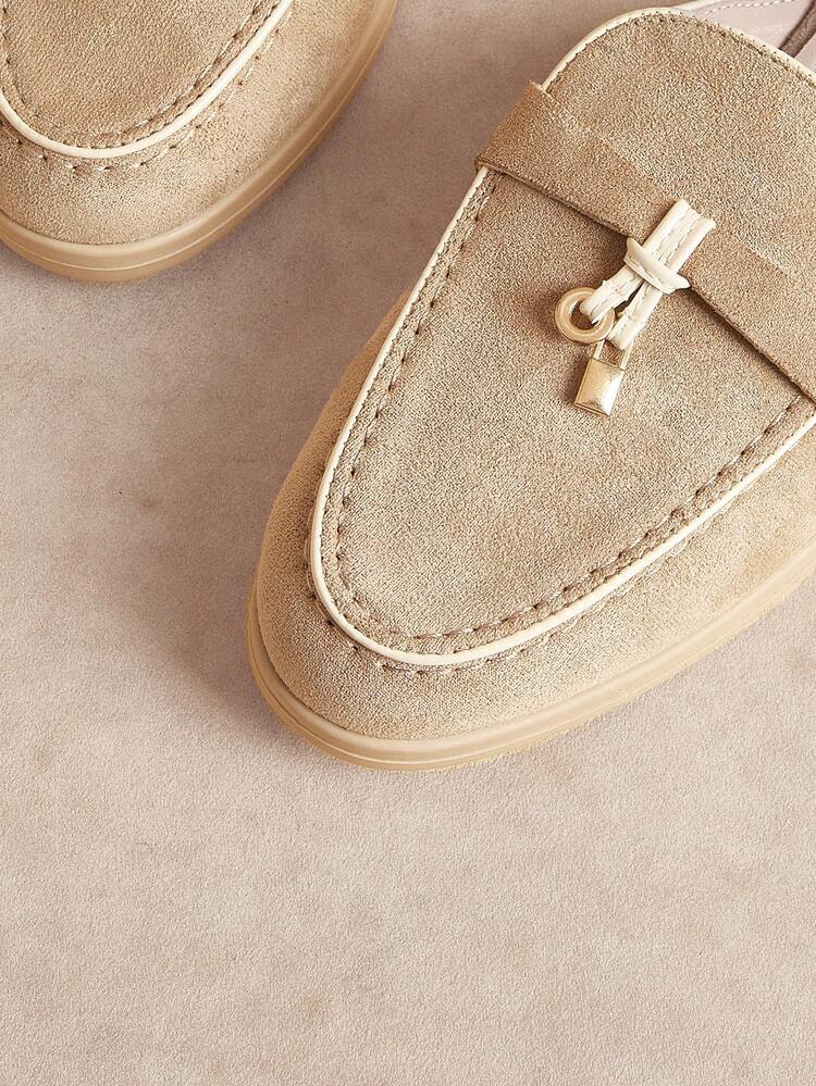 Rosivie Women's Casual Flat Shoes Casual Shoes Designed For Christmas - Apricot,, - View 6