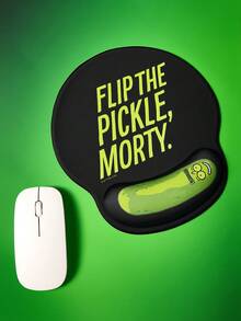 Rick and Morty X SHEIN Cartoon Pattern Computer Desktop Mouse Pad With Wrist Rest - Mouse Pad - View 1