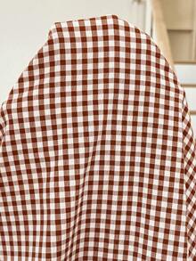 SHEIN 孕婦格紋肩結休閒無袖洋裝 - 彩色 - 查看 2