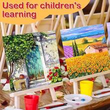 4X4inch Blank Square Canvas Boards, White Flat Painting Canvas Panels For Acrylic Oil Paint, Art Supplies For Students Adults Classroom Home Office Art Creation - multicolor - View 8