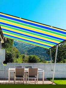 1Pc 95% Shade Rate Shade Cloth With Grommets, Sun Protection Privacy Screen Blocking UV Rays, Outdoor Sun Shade Cover For Greenhouse, Balcony, Garden Flowers & Plants, Patio, Gazebo, Porch, Backyard Lawn And Outdoor Activities - Multicolor - View 4