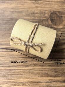 1 Roll Plaid Kraft Paper Tape, Writable For DIY Scrapbooking And Decoration - Multicolor - View 18