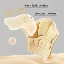 2 Pairs Self-Adhesive Thick Sponge Insoles, Anti-Friction Heel Pads, Suitable For Adjusting Oversized Shoes For A Better Fit. Black/Beige Sports Shoes Protective Pads. - multicolor - View 6