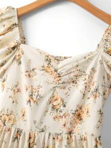 Women Mini Dresses - Yellow - View 8