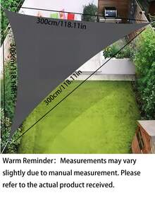 1pc Foldable Waterproof Triangle Sun Shade Sail, Suitable For Outdoor Activities, Backyard Canopy, Camping Tent, Etc. Sun Shade Cloth, Sun Sail, Triangular Waterproof Sun Shade Sail, Applicable For Yard, Patio, Deck - multicolor - View 13