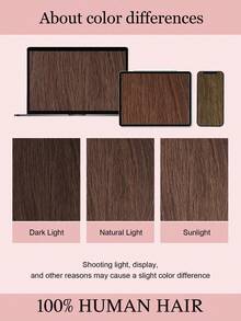 7PCS Straight Clip In Hair Extensions 100% Real Human Hair 14-24 Inch 115G Double Weft Invisible Clip Hair Extensions Remy Natural Human Hair For Women Girls Daily Use - S4A - View 8
