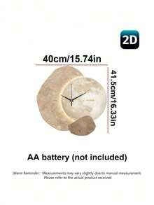 Modern Minimalist Wall Clock, Silent High-End Decorative Clock, No Light, Super Quiet Quartz Movement, No Ticking Sound, Suitable For Young People's Bedroom, Dining Room, Living Room, Office, Sofa Background Wall Clock, Mother's Day - multicolor - View 12