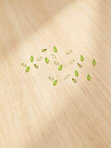 Acrylic Transparent Small Leaf Green Leaf Pendant Diy Handmade Jewelry Accessories Necklace Earrings Pendant - Multicolor - View 6