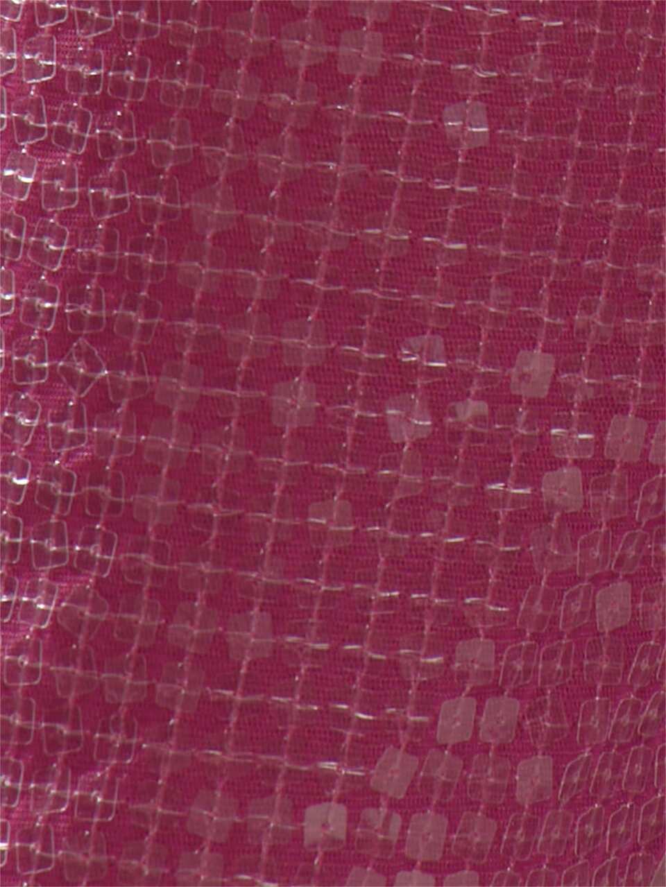 Pink Sequin Drawstring Wide Leg Pants