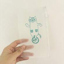 Haus Hana 4 buah Map Binder 6 Ring Ukuran A6 dengan Resleting, Map Binder Seri Kucing Kawaii, Tas File PVC Tahan Air, Untuk Pengorganisasian Keuangan, Amplop Isi Uang Tunai, Kantong Binder, Map, Isi Kertas Lepas, Tas File, Kantong Penyimpanan - Set - View 7