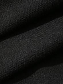 DAZY Celana Hamil Panjang Model Flare dengan Potongan Slim Fit Elastis Warna Polos, Serbaguna, dan Pinggang Dapat Diatur - Hitam - View 9