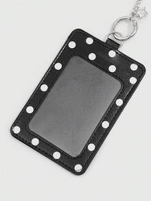 ROMWE Kawaii 1 Buah Dompet Mini Polkadot Lucu Y2K dengan Dekorasi Sayap & Bintang, Dompet Koin dan Kartu Tipis PU Modis, Hadiah untuk Kembali ke Sekolah, Wisuda, dan Festival Musik - Hitam - View 5