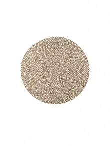 Cirelle 1Pc Round Braided Woven Placemats, Textured Spiral Pattern Table Mats In Neutral Earthy Tones, Heat-Resistant Non-Slip Dining Place Mats For Home Kitchen Counter, Coffee Table, Farmhouse Boho Rustic Decor, Ideal For Everyday Meals, Dinner Parties, Weddings & Gatherings, Thoughtful Gift For Family And Friends For Housewarming, Birthday & Special Occasions - Multicolor - View 14