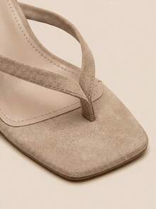 MUSERA Heeled Kitten Sandal Cute Fun Girly For Summer For - Apricot - View 3