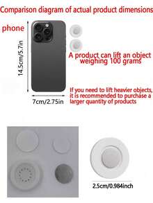 5/10PCS Magnetic Remote Control Holder Wall Mount, Adhesive Invisible Hanging Storage For TV/AC/Set-Top Box Remotes, No Drill Nail-Less Easy Install Home Organization - Multicolor - View 3