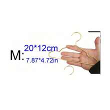 Bộ 10 móc treo, móc treo mini màu vàng, móc treo nhỏ bằng kim loại, chó bông, mèo, rối, búp bê, giá đỡ quần áo cho cửa hàng thú cưng - Vàng - Xem 15