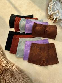 Bare Chapter 10pcs Casual Comfortable Backless Lingerie Set - Multicolor - View 3
