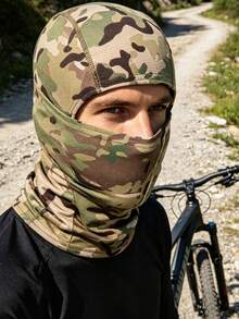 Camouflage Boonie Hat Set, Outdoor Hiking Bucket Hat, Drawstring Windproof Boonie Hat, Travel Hiking Fishing Hat - Multicolor - View 2