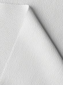 VENTUSAIL Men's Elastic Waist Pocket Casual Linen-Like White Shorts For Men, Holiday - White - View 5