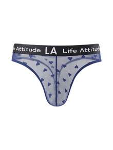 DrisQ DrisQ 1pc Navy Blue Men's Sexy Lace Thong - Navy Blue - View 1