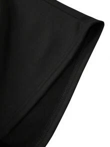 Manfinity Homme Men's Summer Casual Drawstring Sports Shorts - Black - View 5