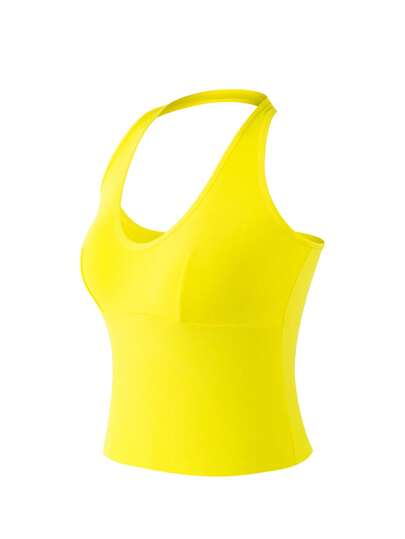 Rest Era 1pc Women's Casual Minimalist Comfortable Halter Neck Base Layer Top