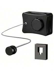 1 pieza Tendedero retráctil invisible para interior/balcón de acero, tendedero retráctil de baño, primavera, minimalista, tops de verano - Multicolor - Ver 10