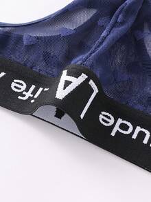 DrisQ DrisQ 1pc Navy Blue Men's Sexy Lace Thong - Navy Blue - View 5