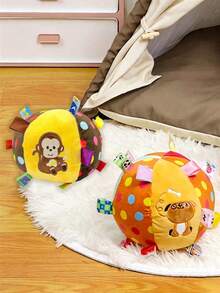 Pet Play Ball With Rattling Bell, Durable And Chew Resistant, Suitable For Small/Medium/Large Dogs, One Random Model Sent - Multicolor - View 4