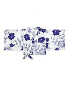 Irokai 时尚印花和服袖浴衣 - 彩色 - 查看 3