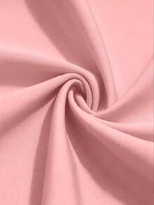 Poshavie Poshavie Women's Elegant Party Daily Wedding Date Oblique Off Shoulder Strapless Mermaid Ruffle Hem Fitted High Waist Contrast Color Dress - Pink - View 7