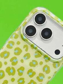 ShellaStory Luxury Leopard Pattern Phone Case Compatible With IPhone 17 Pro Max 17 Pro 16 14 13 15 Pro Max 14 15 16 Plus 14 15 13 16 17 Fashion Shockproof Protective Cover - Green - View 3