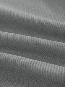 GENTILAND Pantalones largos de unicolor plisados casuales versátiles para uso diario y viajes para hombres - Gris - View 7