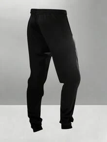 Gym Rark Conjunto deportivo de hombre con camiseta de cuello redondo de manga corta con estampado de rayas de mancuernas y pantalones largos con cintura con cordón y bolsillos - Blanco - Ver 5