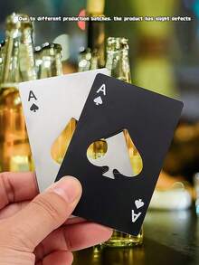 10 件创意个性化啤酒开瓶器，任意两种颜色组合，时尚卡片设计，便携、精致耐用，适合各种场合，绝佳节日礼物 - 彩色 - 查看 5