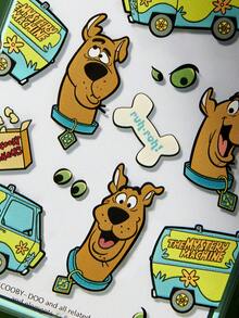 SCOOBY-DOO X SHEIN Cartoon Pattern Cyan Mobile Phone Case, Anti-Drop Protective IPhone13-17 Mobile Phone Case. - Multicolor - View 7