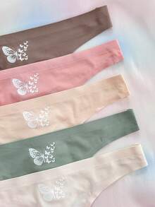 Eraneu Women's Butterfly Pattern Casual Daily Thong - Multicolor - View 4