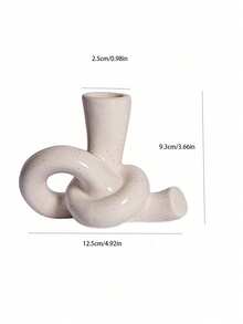 Cirelle 1pc Minimalist Ceramic Candle Holder, Elegant Tea Light Stand, Suitable For Home Decoration, Living Room, Bedroom, And Office. - multicolor - View 12