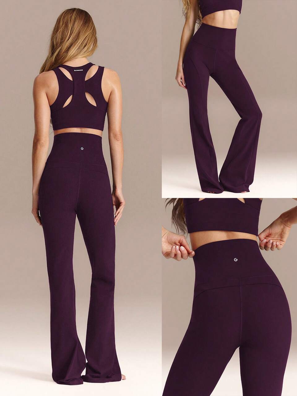 33" FeatherFit™ Groovy Flare High-Waist Buttery-Soft Stretchy Sweat-Wicking Ultra-Long Flare Leggings Low Impact Yoga Pilates Studio Daily Active Wear