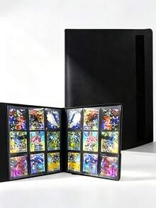 Card Binder With Side Pockets, Durable Collecting Album For Football Basketball Sports Cards, Card Storage Organizer - multicolor - View 2