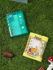 ADVENTURE TIME X Joivida 可愛卡通印花螺旋活頁本 - A - 查看 5