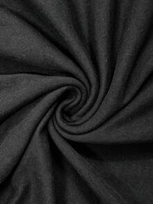 Breezaya Plus Size Solid Black High Waist Side Ruched Slim Fit Mermaid Maxi Skirt Women Summer Casual Going Out - Multicolor - View 3