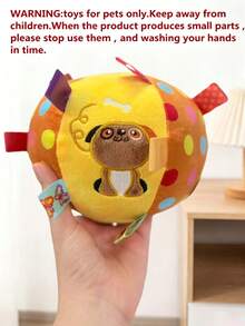 Pet Play Ball With Rattling Bell, Durable And Chew Resistant, Suitable For Small/Medium/Large Dogs, One Random Model Sent - Multicolor - View 9