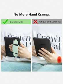 Teckwe 1PC Multifunctional Lightweight Handheld Strap For E-Readers & Tablets, Universal For 6-8 Inch Devices, High Elasticity, Comfortable Grip, Perfect For Home Reading & Travel, Affordable - View 4