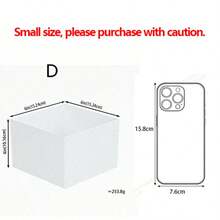 Caja de exhibición elevadora de acrílico blanco, caja de almacenamiento de cosméticos, adecuada para stands de exhibición de bodas y fiestas. - Blanco - Ver 7