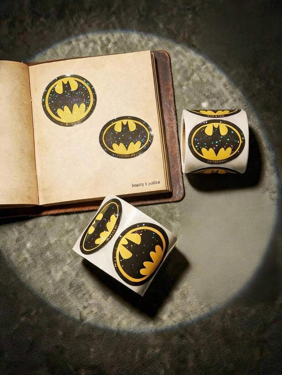 Batman X Joivida 1 捲貼紙捲，適用於手帳、文具、筆記本電腦 - 彩色 - View 1
