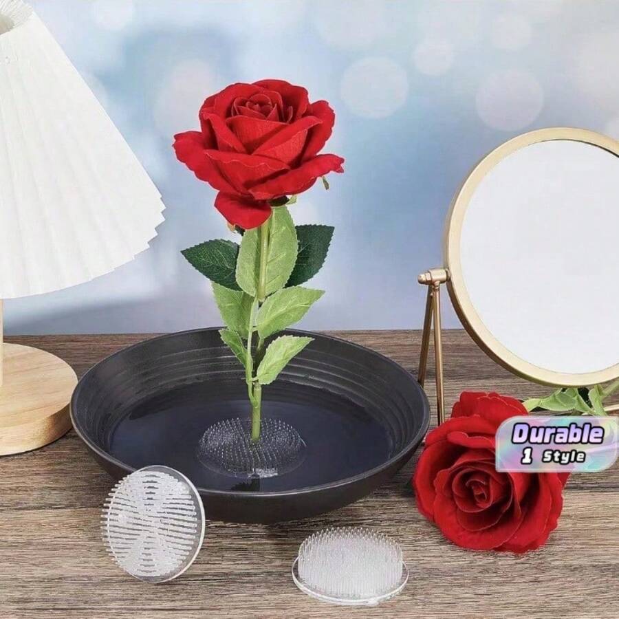 1/3 Buah Penyangga Bunga Plastik, Penahan Jarum Bunga, Alat Penjepit Bunga Ikebana Jepang untuk Vas, Pesta Pernikahan & Dekorasi Meja Rumah - Beraneka warna - View 1