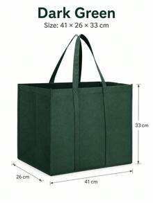 1/3/5Pcs Large Foldable Reusable Non-Woven Shopping Storage Bags, Multi-Purpose Totes For Travel Camping Grocery Kitchen, Harvest Halloween Day Of The Dead Gift Bag Kitchen Accessories - Multicolor - View 8